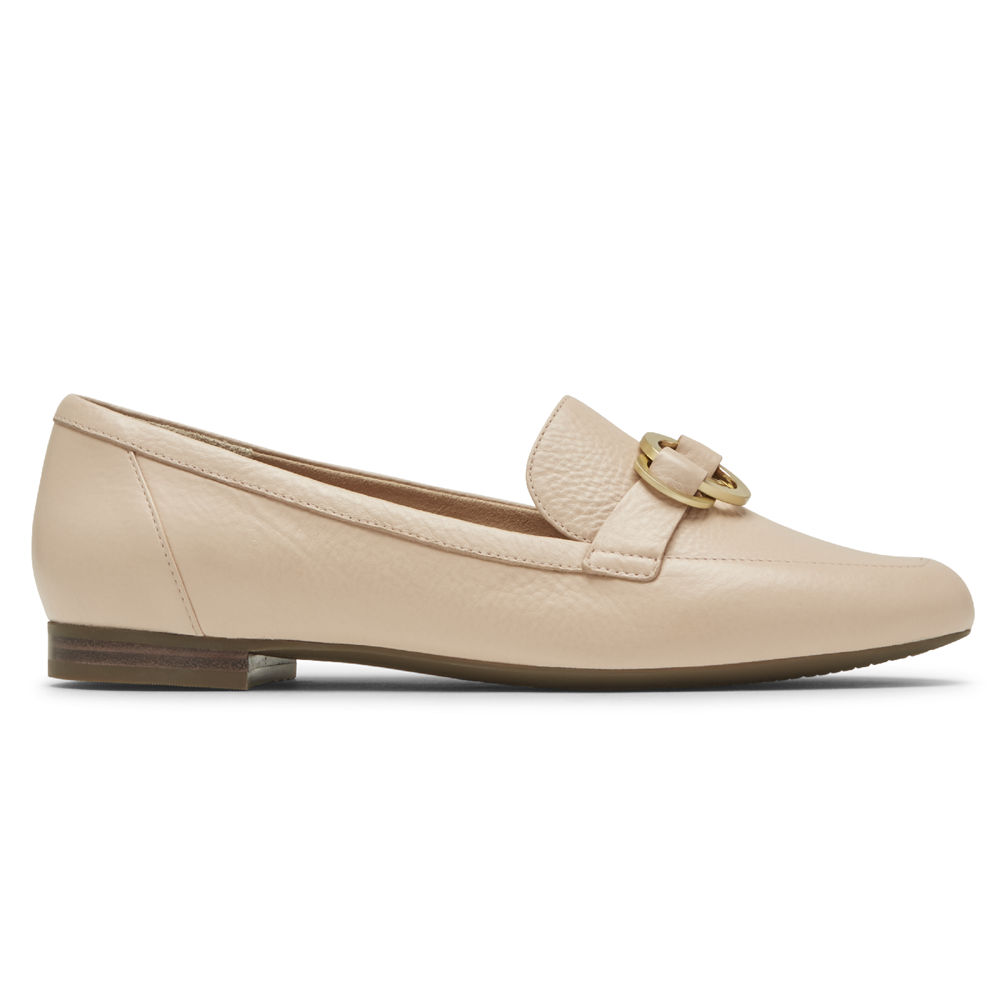 Rockport Loafers Dame Beige - Total Motion Tavia Ring - FSVK98463